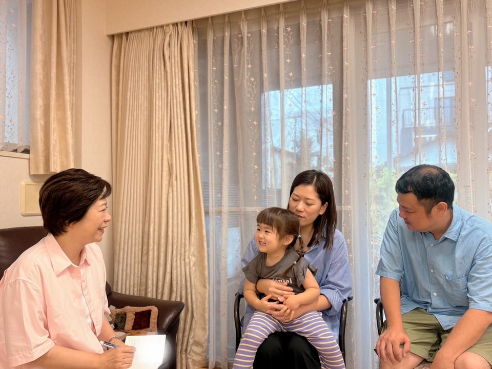 可愛い娘さんの笑顔になごみながらの語らい